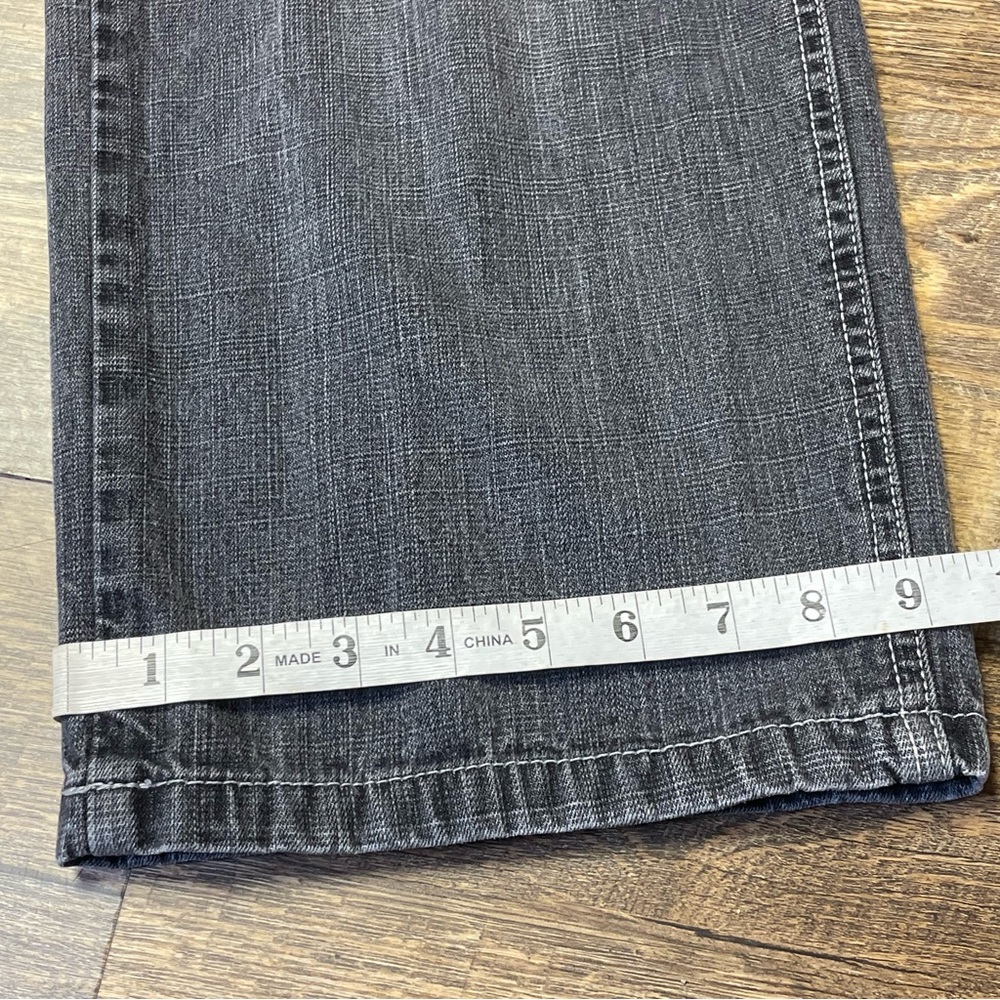 Southpole Brown Tab Jeans Fade Gray Baggy Skater Men 34x32 Straight Relax Grunge - Picture 8 of 14